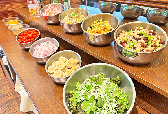 野菜&サラダ増量フェア